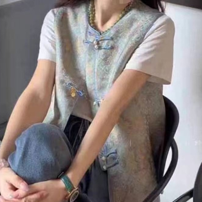 Neo Chinese Jacquard Chinese Style Top Blouse for Women product photo - Zhongguo Hanfu