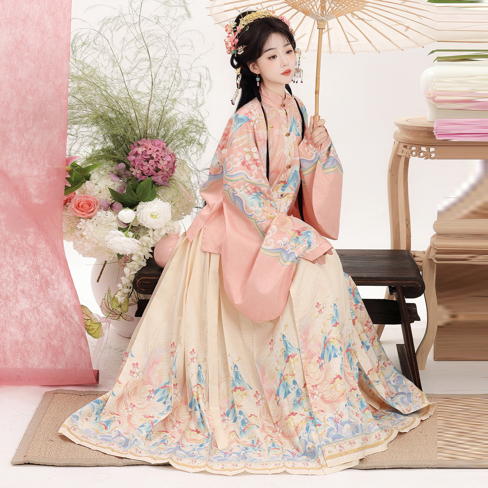 Neo Chinese Style Skirt for Women product photo - Zhongguo Hanfu