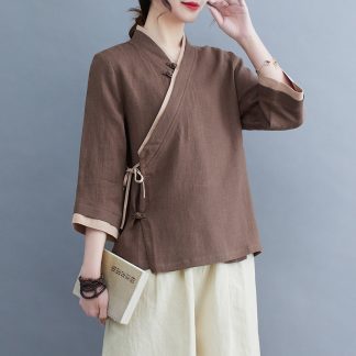 Chinese Style Blouse for Women - Style 2 alternate product photo