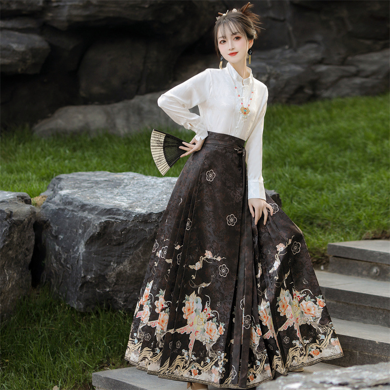 Neo Chinese Style Skirt for Women product photo - Zhongguo Hanfu