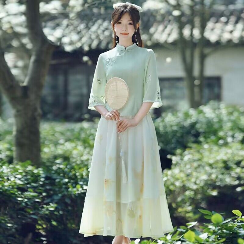 Neo Chinese Style Top Blouse for Women product photo - Zhongguo Hanfu