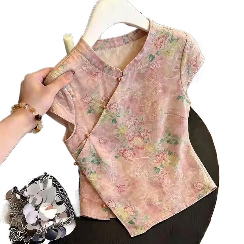 Neo Chinese Style Top Blouse for Women product photo - Zhongguo Hanfu