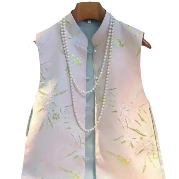 Neo Chinese Jacquard Chinese Style Top Blouse for Women product photo - Zhongguo Hanfu