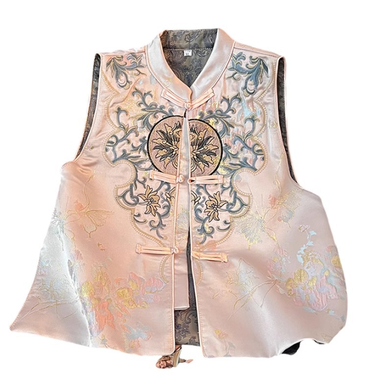 Neo Chinese Embroidered Chinese Style Top Blouse for Women product photo - Zhongguo Hanfu