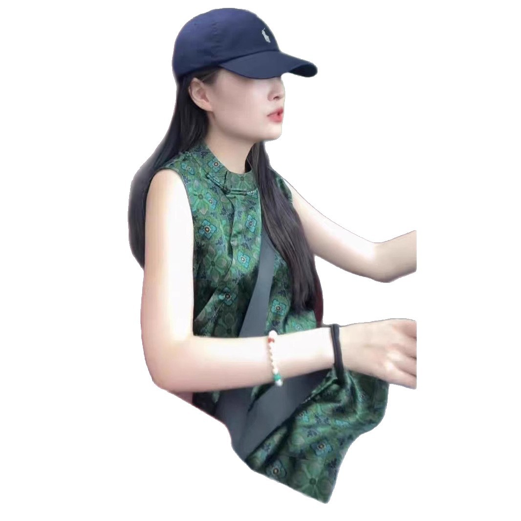 Neo Chinese Knot Buttons Chinese Style Top Blouse for Women product photo - Zhongguo Hanfu