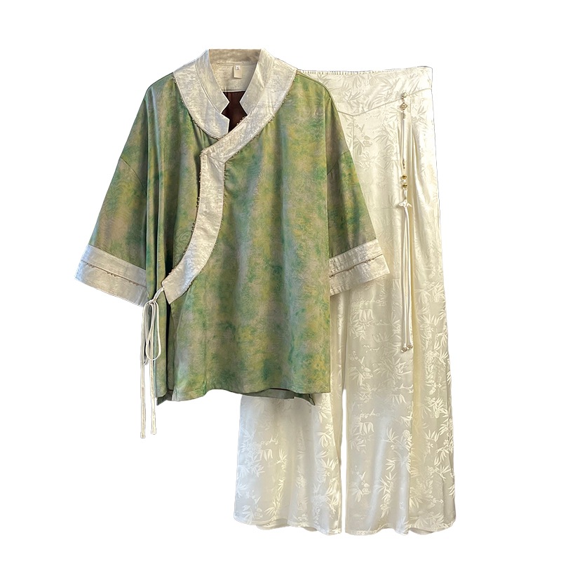Neo Chinese Jacquard Chinese Style Top Blouse for Women product photo - Zhongguo Hanfu
