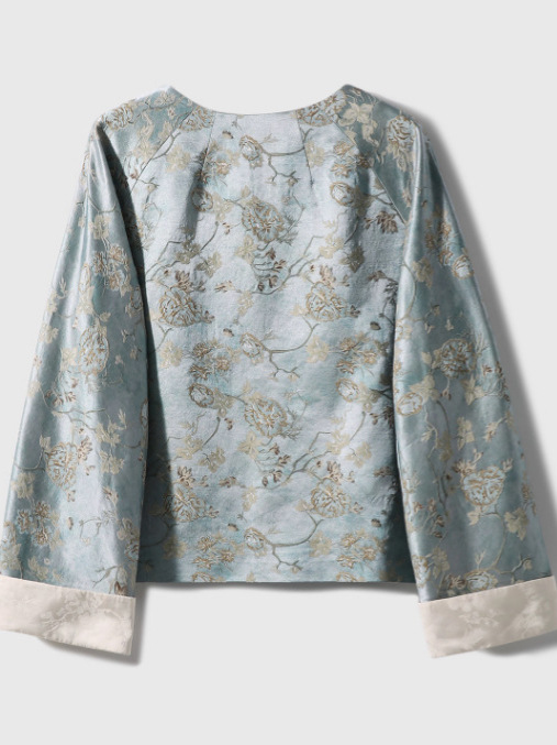 Neo Chinese Jacquard Chinese Style Top Blouse for Women product photo - Zhongguo Hanfu
