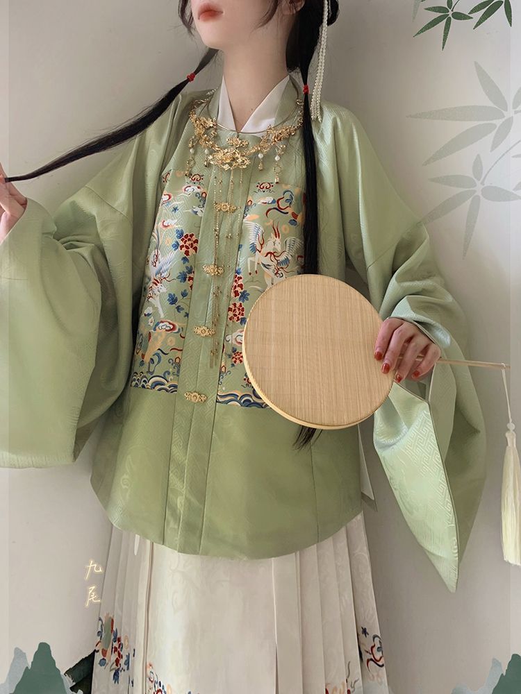 Jacquard Chinese Style Skirt for Women product photo - Zhongguo Hanfu