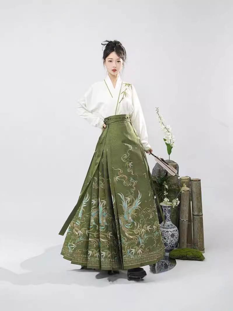 Neo Chinese Embroidered Chinese Style Set Outfit Set for Women product photo - Zhongguo Hanfu