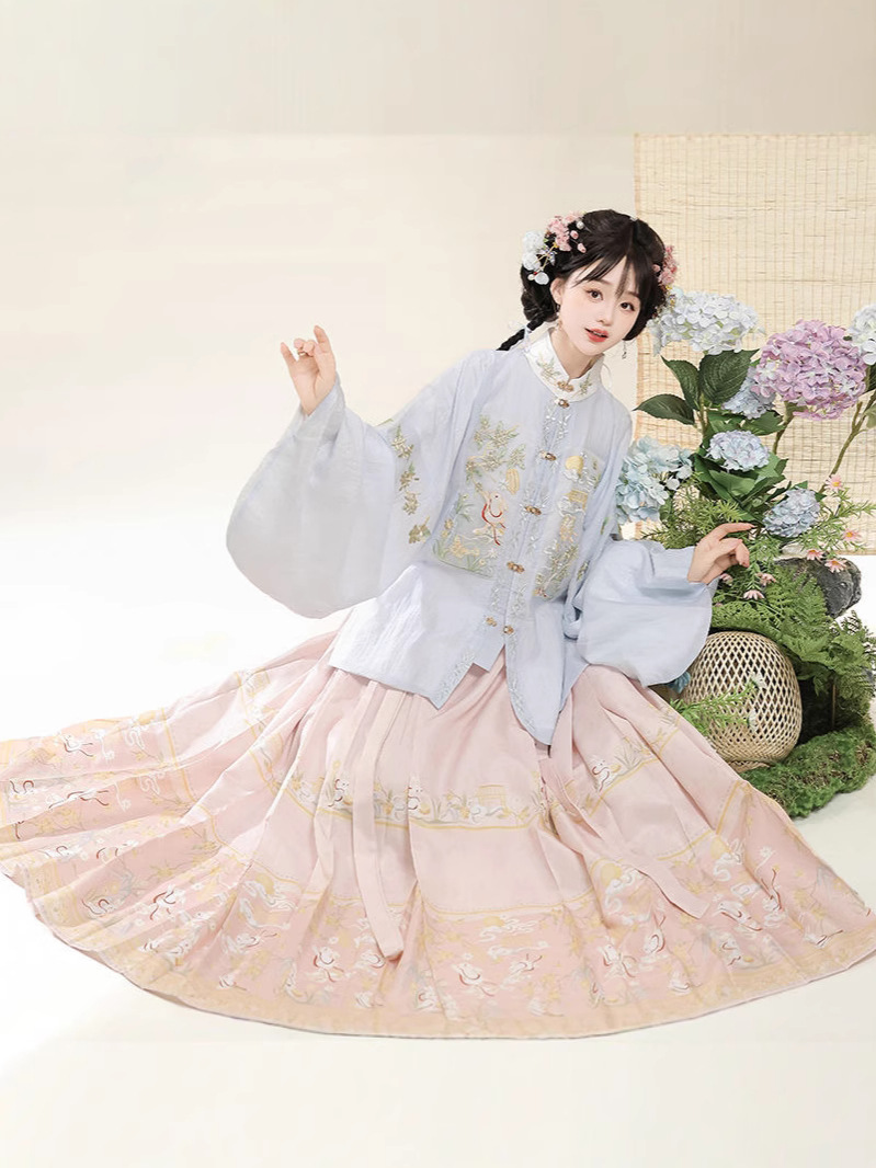 Embroidered Chinese Style Skirt for Women product photo - Zhongguo Hanfu