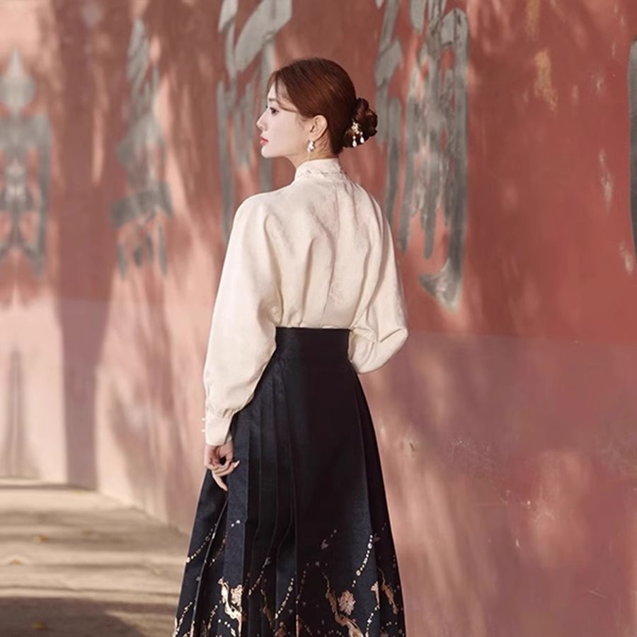 Neo Chinese Style Skirt for Women product photo - Zhongguo Hanfu