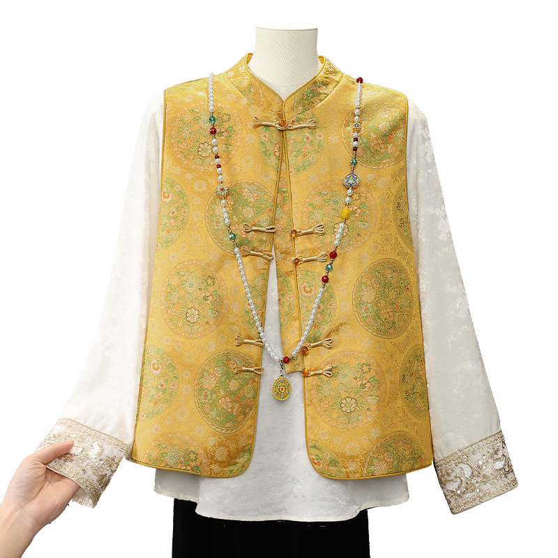 Neo Chinese Knot Buttons Tang Suit Jacket for Women product photo - Zhongguo Hanfu